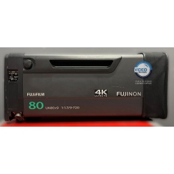Fujinon UA80x9 BESM in used condition - 4K 2/3" 80x Box Lens with remotes zoom, focus, and support