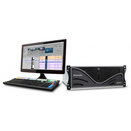 Ross XPression - Real-Time Motion Graphics 4RU up to UHD/4K in SDI, NDI & SMPTE-ST in used condition