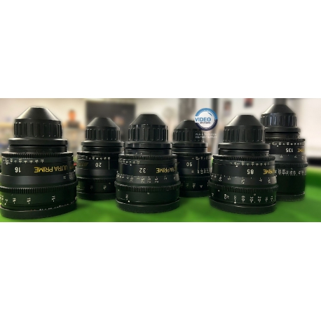 Arri Ultra Prime Lenses set - Pre-owned PL feet 16, 20, 32, 50, 85, 135 mm cinema lenses