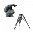 Vinten Vector 750 with HDT-2 - Kit with studio EFP Pan/Tilt head with two-stage EFP aluminum tripod