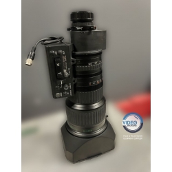 Fujinon A36x10.5BERD-S28, pre-owned SD 2/3" telephoto lens with remotes (zoom and focus), support and flightcase