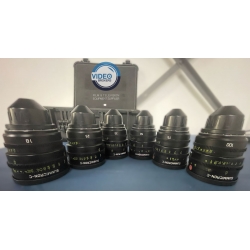 Leica Summicron-C, pre-owned cinema PL set with 6 lenses (18,25, 35, 50, 75, 100mm - T.2.0) + Pelicase