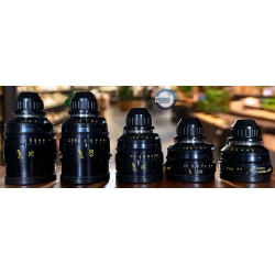 Cooke Panchro/i Classic, used PL Cine lenses set with 5 lenses (18-32-50-75-100 mm) in feet scale