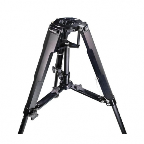 Cartoni Sport 200, Heavy-Duty Aluminium Tripod for sports and OB production with single extension and flat base (200kg payload)