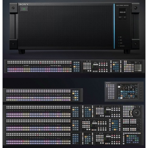 New & Ex-Demo Sony XVS-G1 - 4K HDR 1M/E Powerful & Compact Multi-Format Live Production Switcher + ICP-X7000 3M/E Control Panel