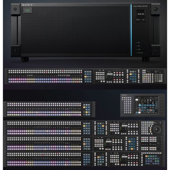 New & Ex-Demo Sony XVS-G1 - 4K HDR 1M/E Powerful & Compact Multi-Format Live Production Switcher + ICP-X7000 3M/E Control Panel