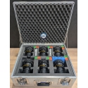Arri/Zeiss Ultra Prime – Pre-Owned Set of 6 Cine PL Lenses (16–24–40–65–85–100mm, Metric Scale) - With Flight Case