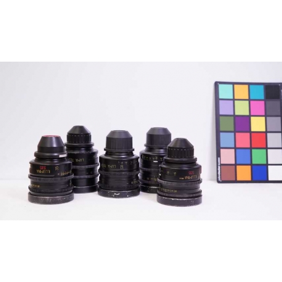 Lomo Illumina Set of 5 | Pre-Owned S35 Prime Lenses | 18/25/35/50/85mm T1.3 PL – Fully Serviced & Guaranteed