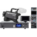 Panasonic AK-UCX100GSJ – 4K HDR ST2110 IP-Native Studio Camera Kit – 1" MOS Sensor – 12G-SDI – Includes CCU, RCP, Viewfinder