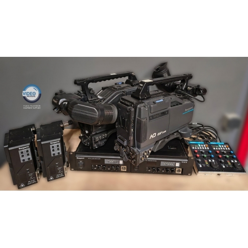 Ikegami HDS-V10 | Pre-Owned HD GFCAM Studio Kit with CCU, RCP| 3-CCD 2/3" Flash Memory System | Fully Serviced & Guaranteed