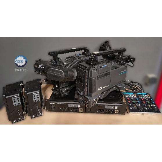 Ikegami HDS-V10 | Pre-Owned HD GFCAM Studio Kit with CCU, RCP| 3-CCD 2/3" Flash Memory System | Fully Serviced & Guaranteed